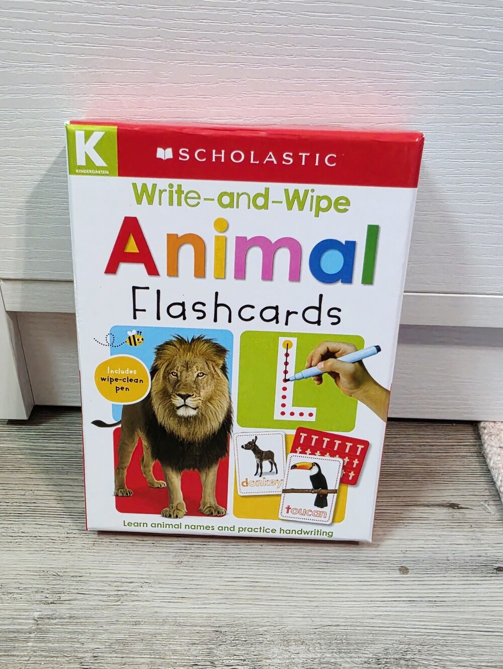 Target Bullseye Back To School 2026 Write and Wipe Flash Cards - Animal